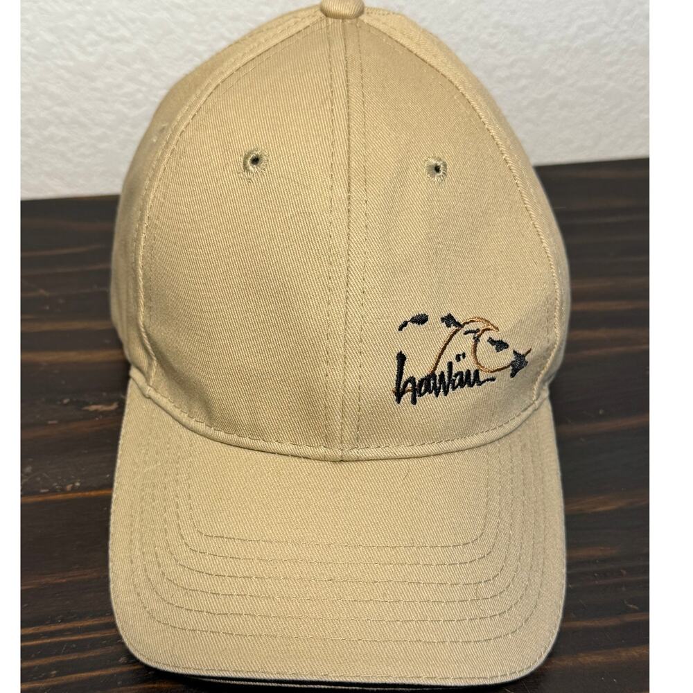 Hawaii Island Camel Canvas Adjustable Baseball Cap‎